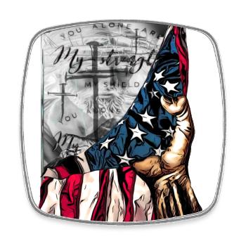 Cool true saying for Church employees - Square fridge magnet - white - Front