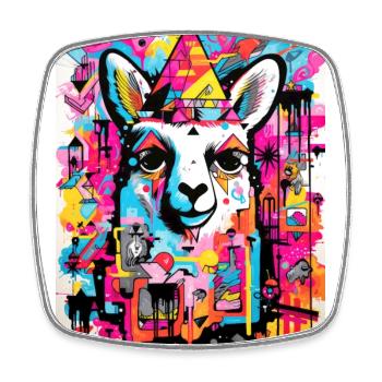 [MB] Kaaaarl, that kills people - Square fridge magnet - white - Front