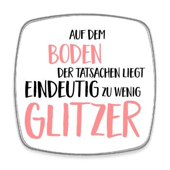 Lustiger Spruch - Viereckiger Kühlschrankmagnet - Weiß - Vorne