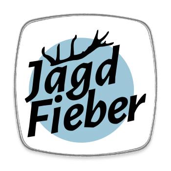 Jagdfieber - Viereckiger Kühlschrankmagnet - Weiß - Vorne