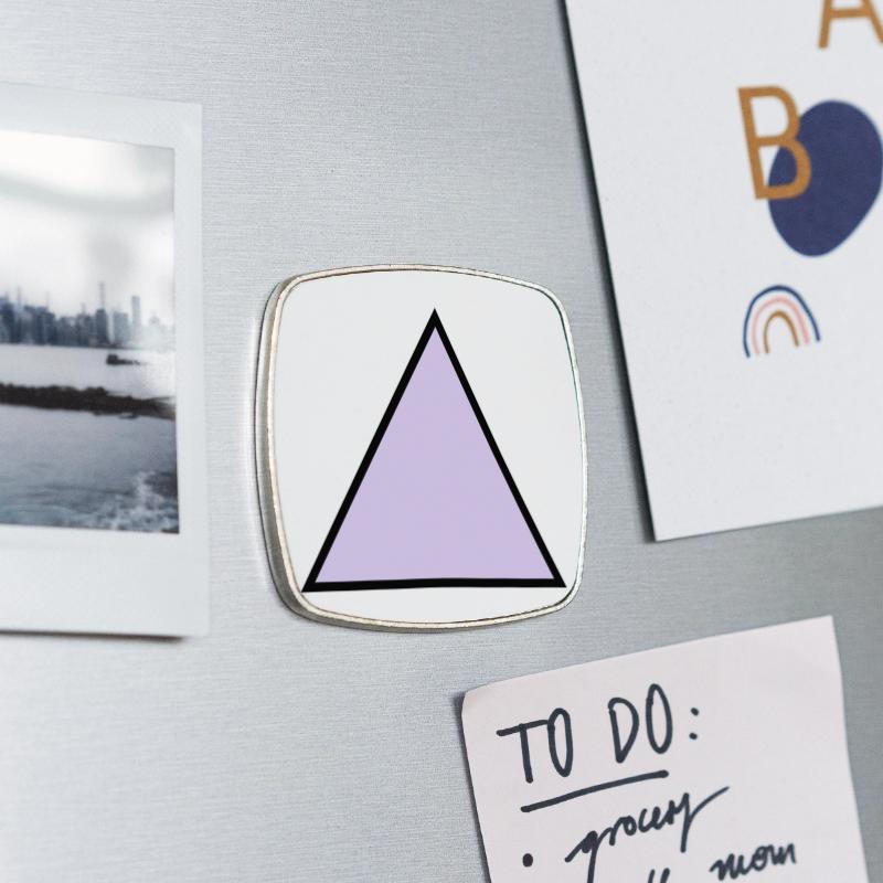Square fridge magnet