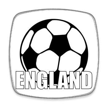 England - Magnet carré - blanc - Devant