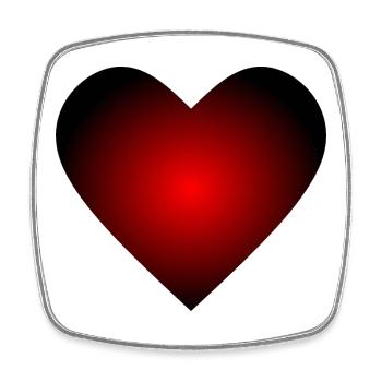 Valentinstag Geschenk Valentinstag - Viereckiger Kühlschrankmagnet - Weiß - Vorne