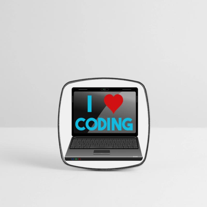 Programmation, programmeurs, informaticiens Magnet carré