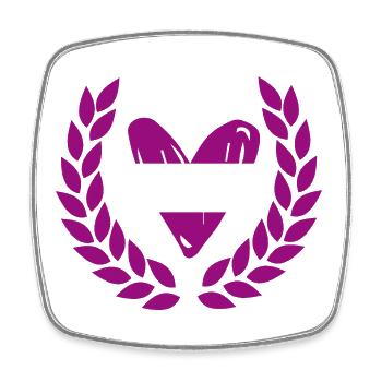 Team Braut - Junggesellinnenabschied Hochzeit JGA - Viereckiger Kühlschrankmagnet - Weiß - Vorne