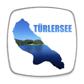 Türlersee, Tourismus, Schweiz, Natur - Viereckiger Kühlschrankmagnet - Weiß - Vorne