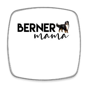 Bernese mountain dog - Square fridge magnet - white - Front