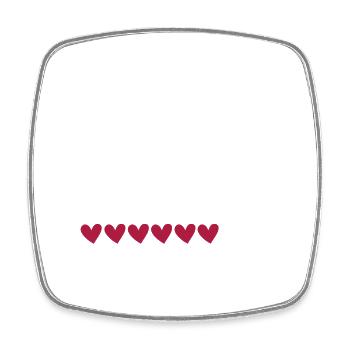 Jugendfeuerwehr Freiwillige Feuerwehr Geschenk - Viereckiger Kühlschrankmagnet - Weiß - Vorne