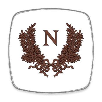 Napoléon Bonaparte - Magnet carré - blanc - Devant