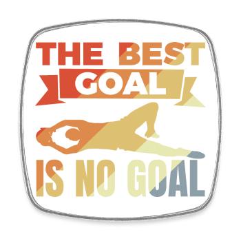Goalkeeper Saying - Square fridge magnet - white - Front