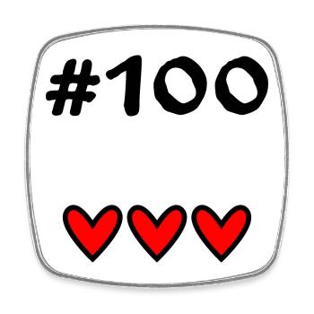 HAPPY BIRTHDAY. HAPPY BIRTHDAY. ANNIVERSARY. - Square fridge magnet - white - Front