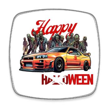 Jdm Halloween edition / Tuning Mechaniker Kostüm - Viereckiger Kühlschrankmagnet - Weiß - Vorne