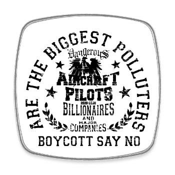 Bold and Unique, Black - Square fridge magnet - white - Front