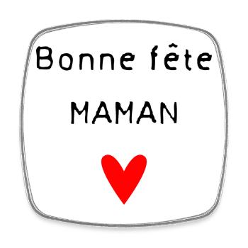 GRANNY. MOTHER'S DAY. HAPPY GRANNY'S DAY. I LOVE YOU - Square fridge magnet - white - Front