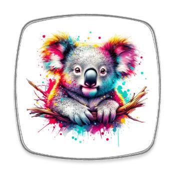 Koala - Square fridge magnet - white - Front