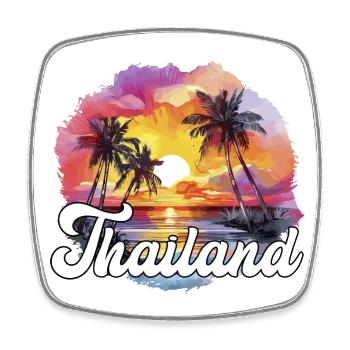 Thailand Travel Destination Holiday Travel Holiday - Square fridge magnet - white - Front