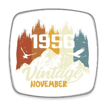 69e anniversaire - Légendaire depuis novembre 1956 - Magnet carré - blanc - Devant