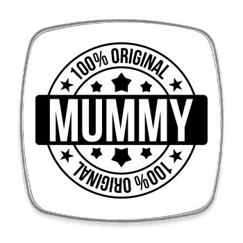 Best Mom - Mother's Day - Square fridge magnet - white - Front