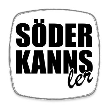 Söder can do it - Chancellor - Chancellor candidate - Square fridge magnet - white - Front