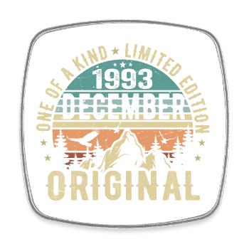 Légendes Anniversaire Décembre 1993 Naissance Cadeau - Magnet carré - blanc - Devant