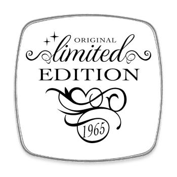 Elegant 1965 Edition Limitée - Femme - Magnet carré - blanc - Devant