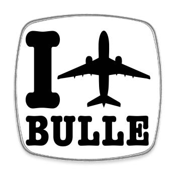 Bulgaria Holidays - Square fridge magnet - white - Front
