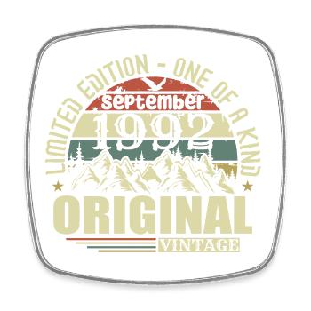 Anniversaire Septembre 1992 Edition Limitée Légende - Magnet carré - blanc - Devant