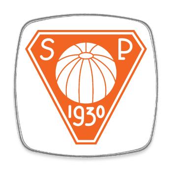 Vintage Sports Emblem Design SP 1930 - Square fridge magnet - white - Front