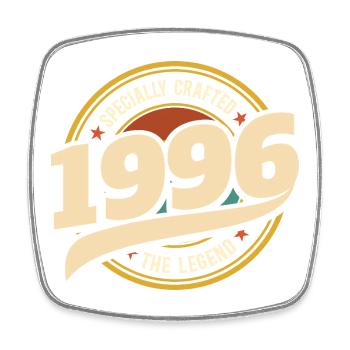 1996 Légende 30 Ans Anniversaire Homme - Magnet carré - blanc - Devant