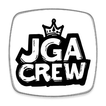 Jga Crew Junggesellenabschied - Viereckiger Kühlschrankmagnet - Weiß - Vorne