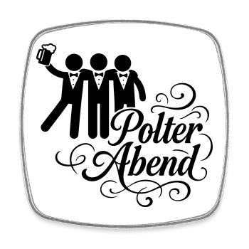 Bachelor party bachelor party - Square fridge magnet - white - Front