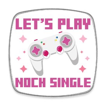Bachelor Party Team Bride Gaming Hen Party - Square fridge magnet - white - Front