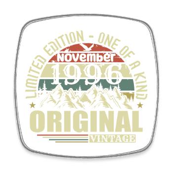 Birthday november 1996 - Square fridge magnet - white - Front