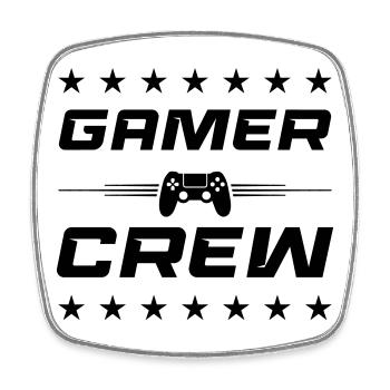 Gamepad Controller - Square fridge magnet - white - Front
