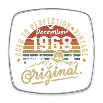 Legends were unveiled in December 1968 - Square fridge magnet - white - Front