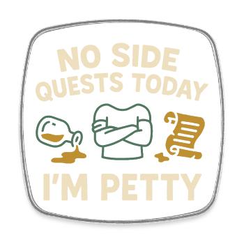 Booktok Fantasy Bookish Humor Gift for - Square fridge magnet - white - Front
