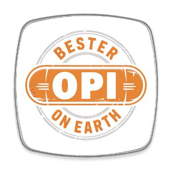 Bester Opi - Viereckiger Kühlschrankmagnet - Weiß - Vorne