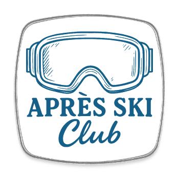 Après Ski Club - Square fridge magnet - white - Front