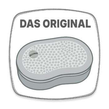Boîte à déjeuner originale de la RDA - Magnet carré - blanc - Devant