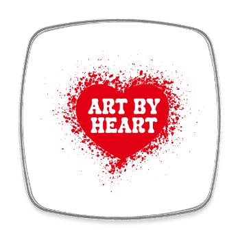 Artist Painter Graphic Art By Heat Art Saying Gift - Square fridge magnet - white - Front