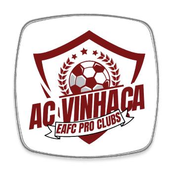 EAFC Pro Clubs | Produits officiels AC VINHAÇA - Magnet carré - blanc - Devant