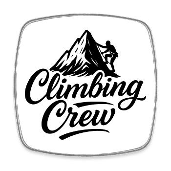 Klettern Crew Berge Bergsteigen - Viereckiger Kühlschrankmagnet - Weiß - Vorne