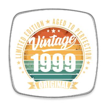 Vintage 1999 Anniversary Limited Edition 1999 - Square fridge magnet - white - Front