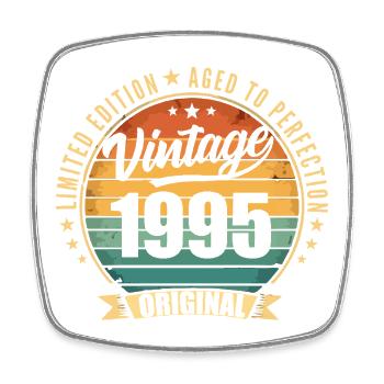 Millésime 1995 Anniversaire Limited Edition 1995 - Magnet carré - blanc - Devant