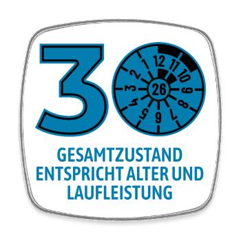 HU Januar 2026 - 30 Jahre - Geburtstag Geschenk - Viereckiger Kühlschrankmagnet - Weiß - Vorne