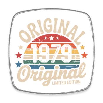 1979 Vintage Limited Edition Geschenk 1979 - Viereckiger Kühlschrankmagnet - Weiß - Vorne