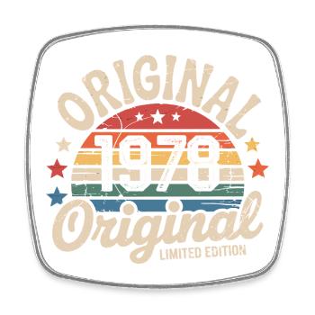 1978 Vintage Limited Edition Gift 1978 - Square fridge magnet - white - Front