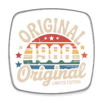 1988 Vintage Édition limitée Cadeau 1988 - Magnet carré - blanc - Devant
