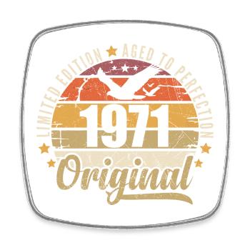 1971 Birthday Gift 1971 Original 1971 - Square fridge magnet - white - Front