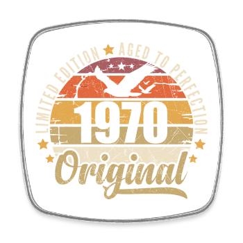 1970 Birthday Gift 1970 Original 1970 - Square fridge magnet - white - Front